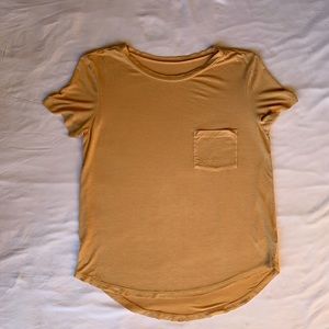 American eagle soft yellow top